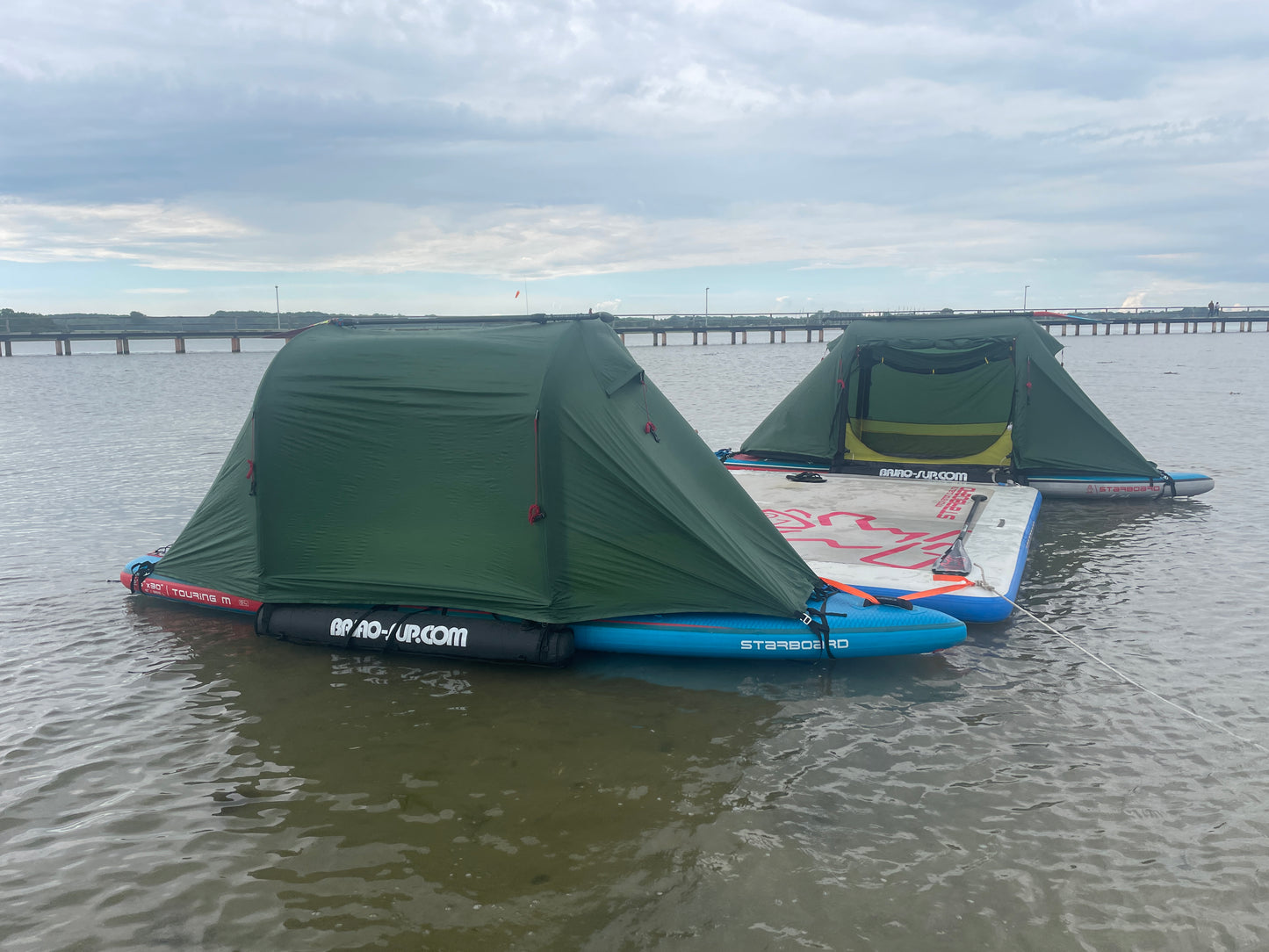 Abenteuer-Bundle: Starboard Touring Deluxe Lite Roll & BAJAO Cabin SUP-Zelt