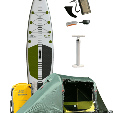 BAJAO LiteVenture SUP Package - SUP Tent + Lightweight Touring Paddleboard